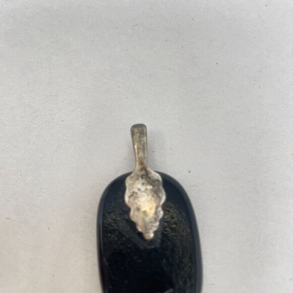 Dichroic Fused Glass Pendant Signed CS Blue Modern Art Avant Garde Handmade - Picture 7 of 10